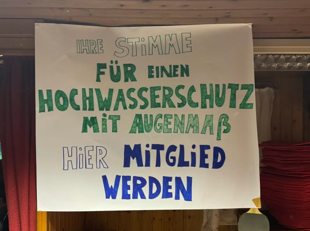 Eine Regensburger Insel begehrt auf