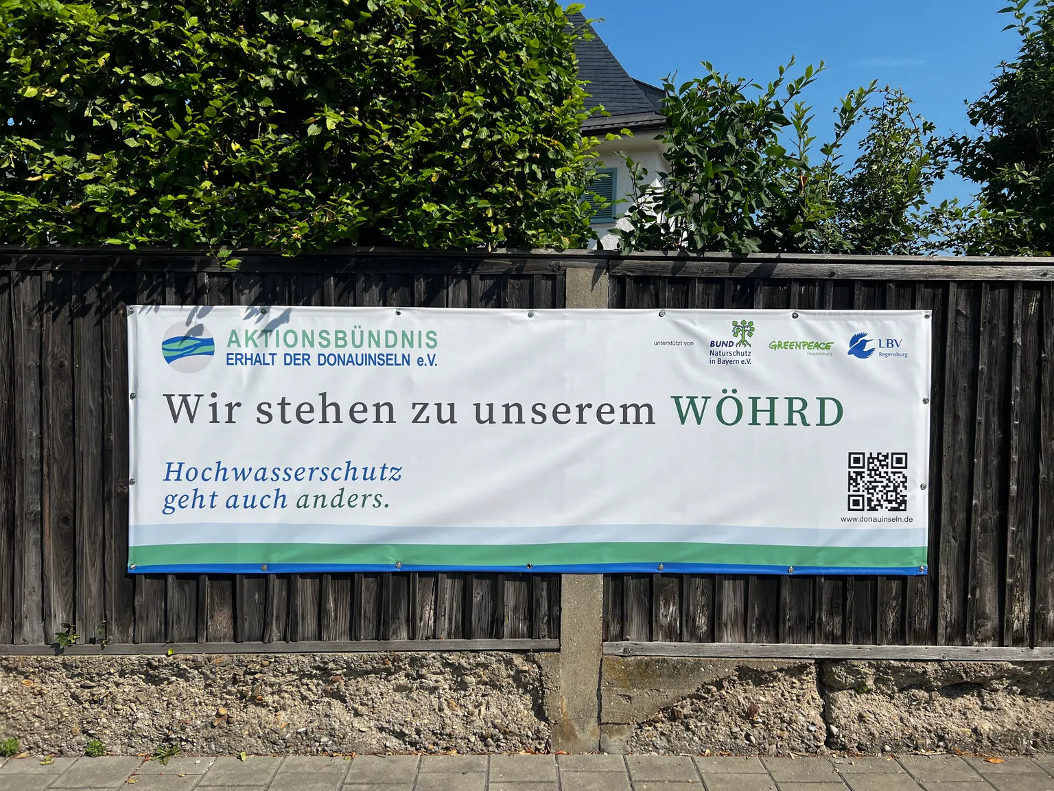 Wir stehen zu unserem Wöhrd